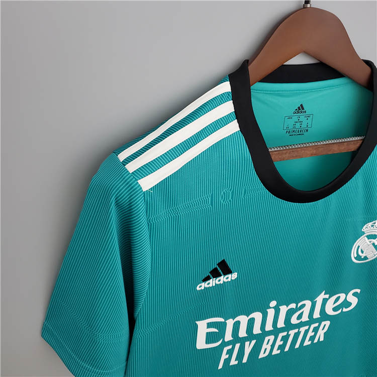 Real Madrid 21-22 Third Green Soccer Jersey Football Shirt - Click Image to Close